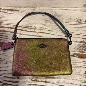 Coach Multicolor Iridescent Wristlet